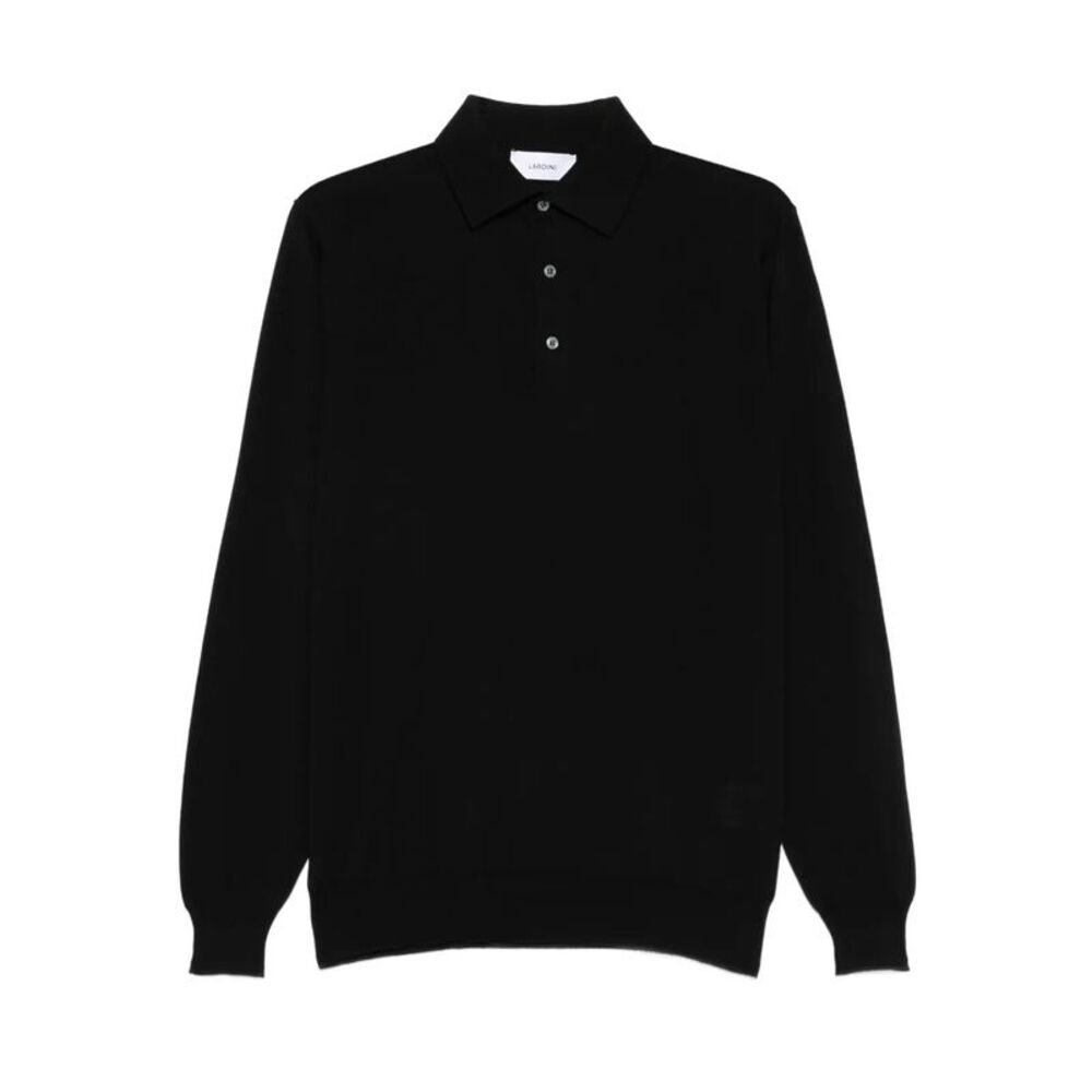 Lardini Men Long-Sleeved Wool Polo